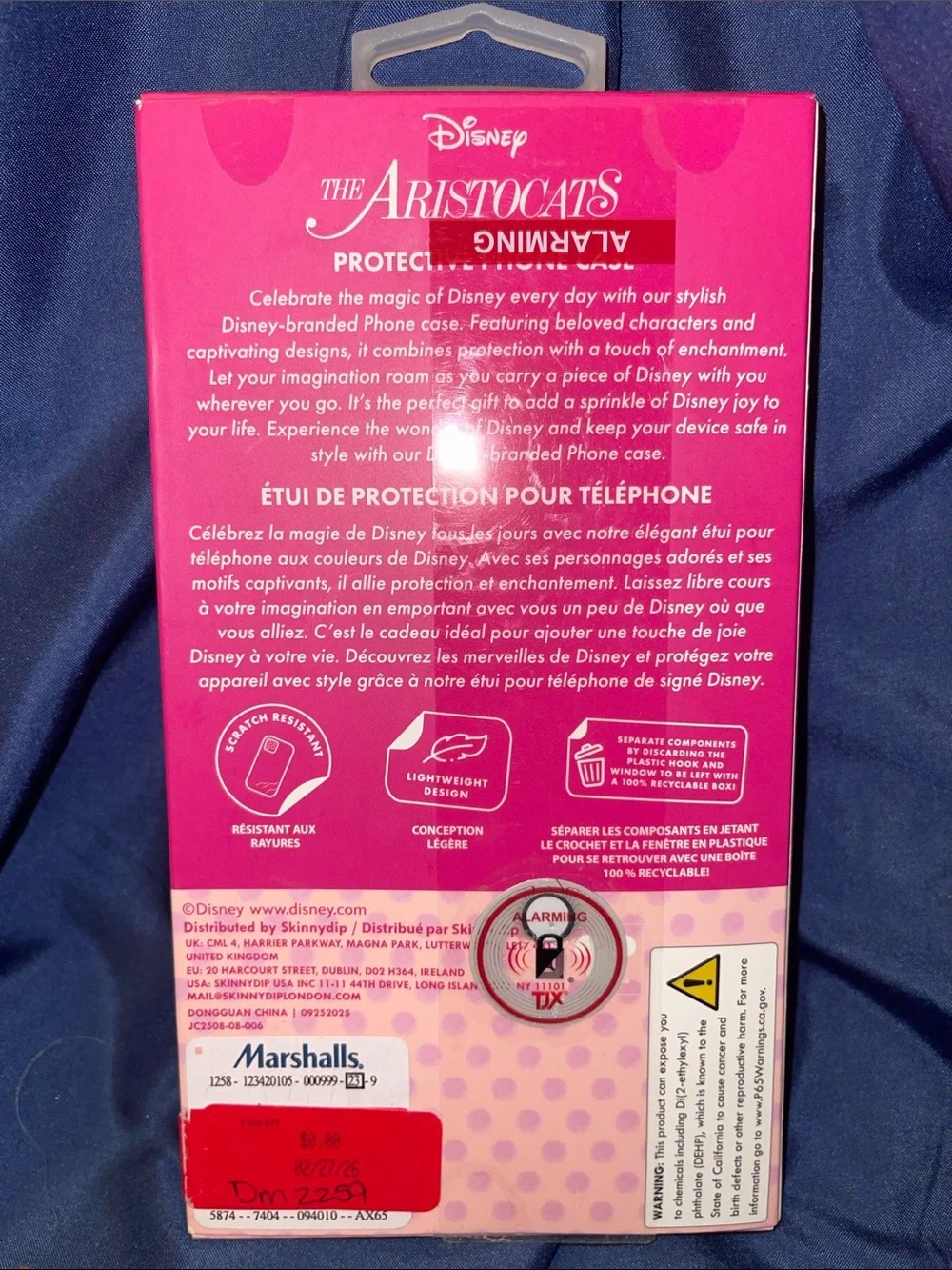 Disney The Aristocats Marie Pink and White iPhone 16 Pro Max Case